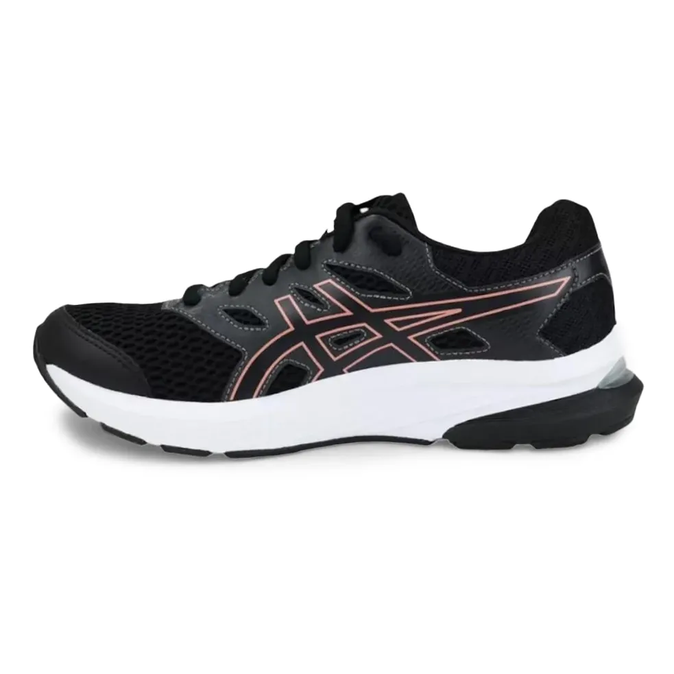 Tênis Asics Gel-Shogun ST feminino preto em vista frontal